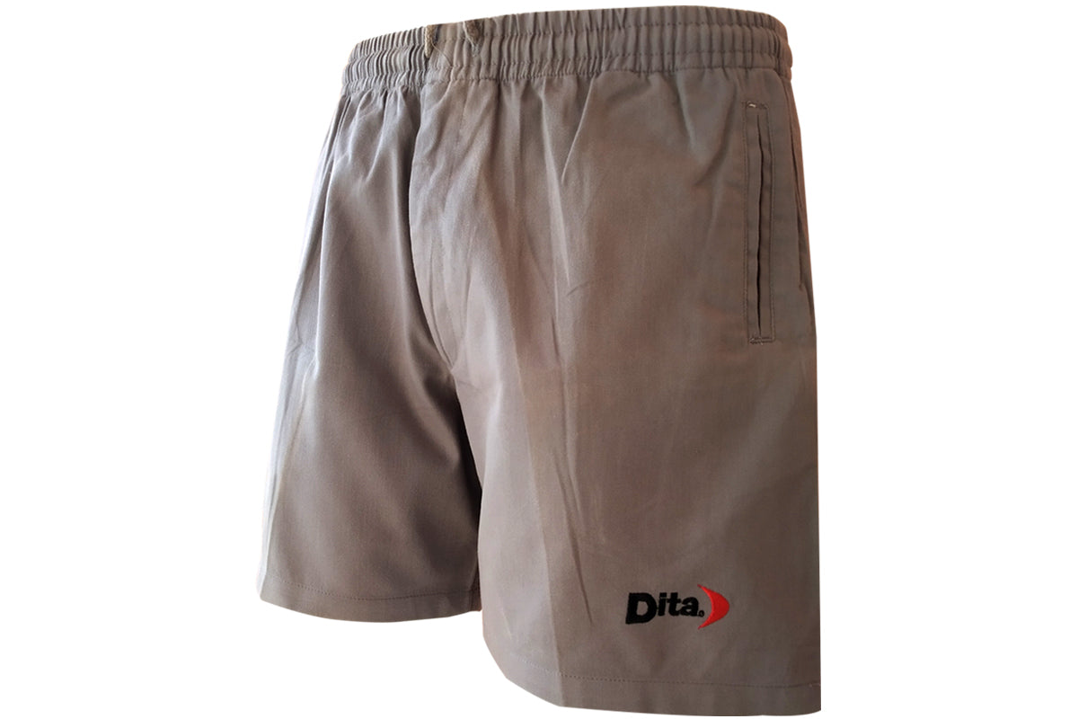 dita team shorts pant grey