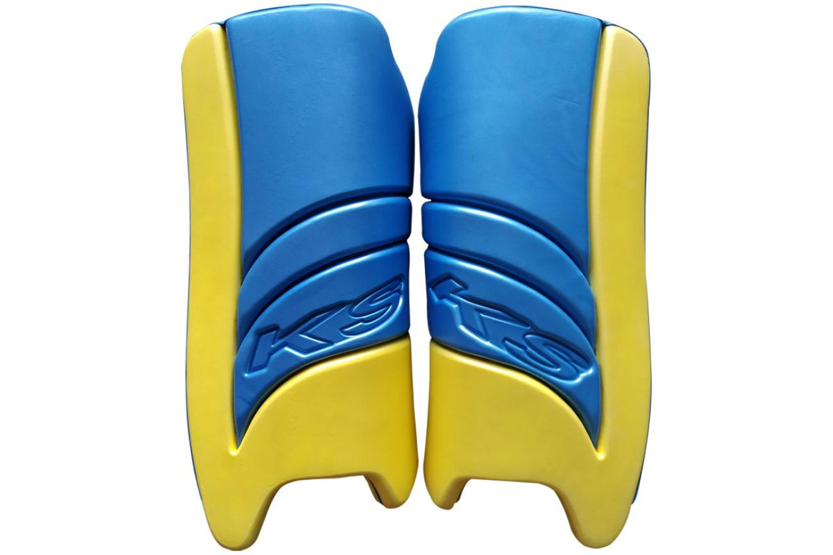 ks abs legguards yellow|blu