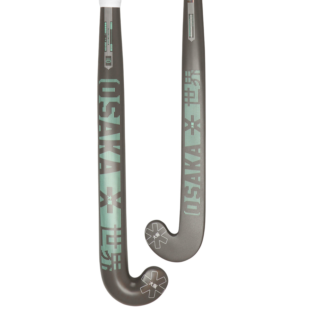 Osaka Field Hockey Stick Vision 10 - Grow Bow | Cool Grey