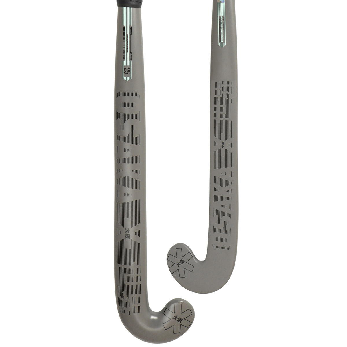 Osaka Field Hockey Stick Vision 25 - Pro Bow | Cool Grey