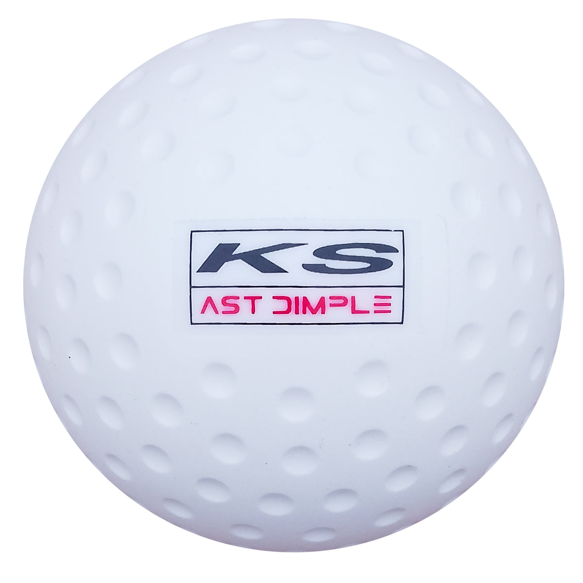 KS AST ONE Dimple hockey ball - white