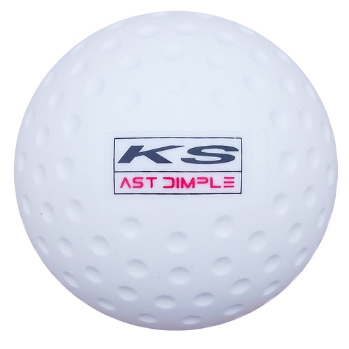 KS AST ONE Dimple hockey ball - white