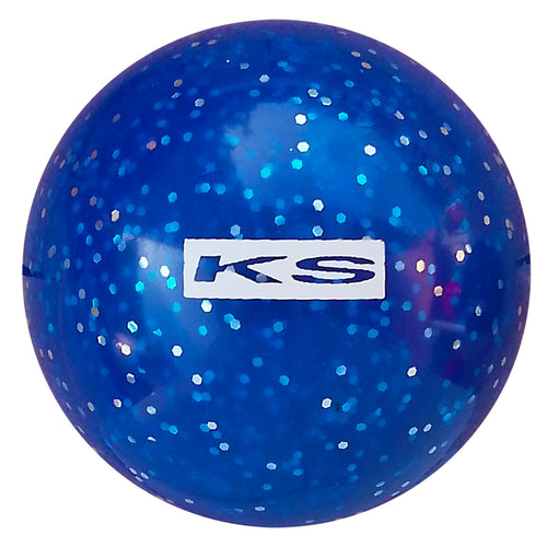 ks glitter star ball - blu