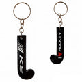 ks key ring I love hockey - black