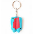obo key rings - peron blu/red