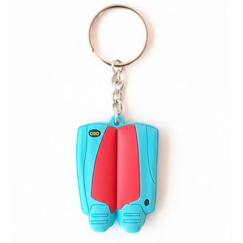obo key rings - peron blu/red