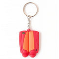 obo key rings - red/orange