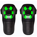 osaka player knee protections