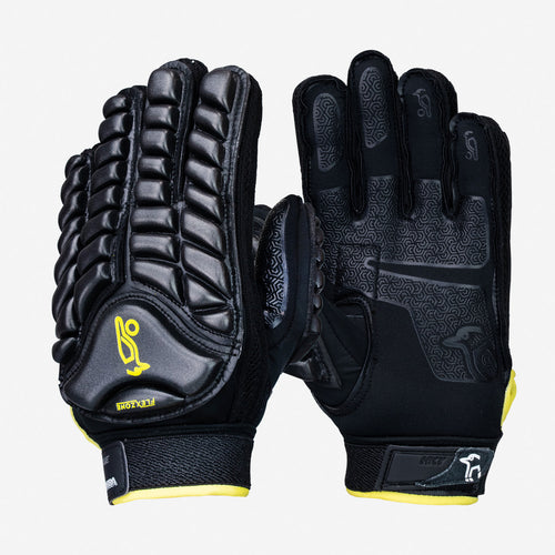 siege hockey glove black/yellow