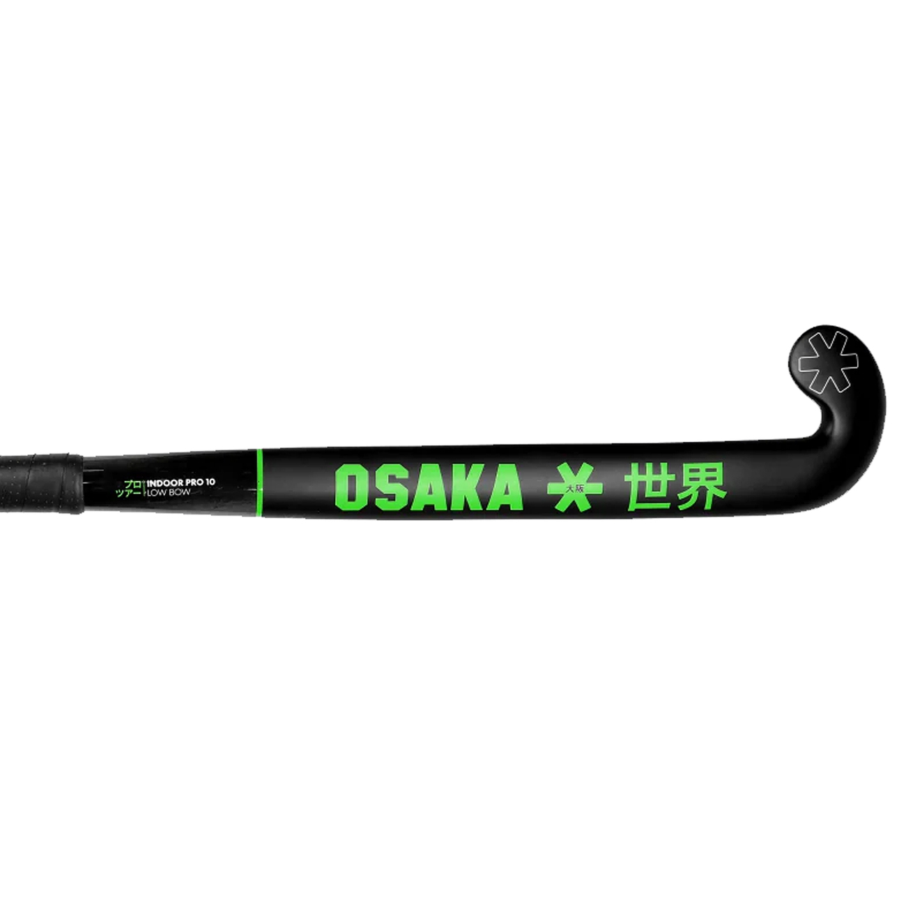 Osaka Indoor Hockey Stick Pro Tour 10 - Low Bow | Iconic Black - 36.5" SL