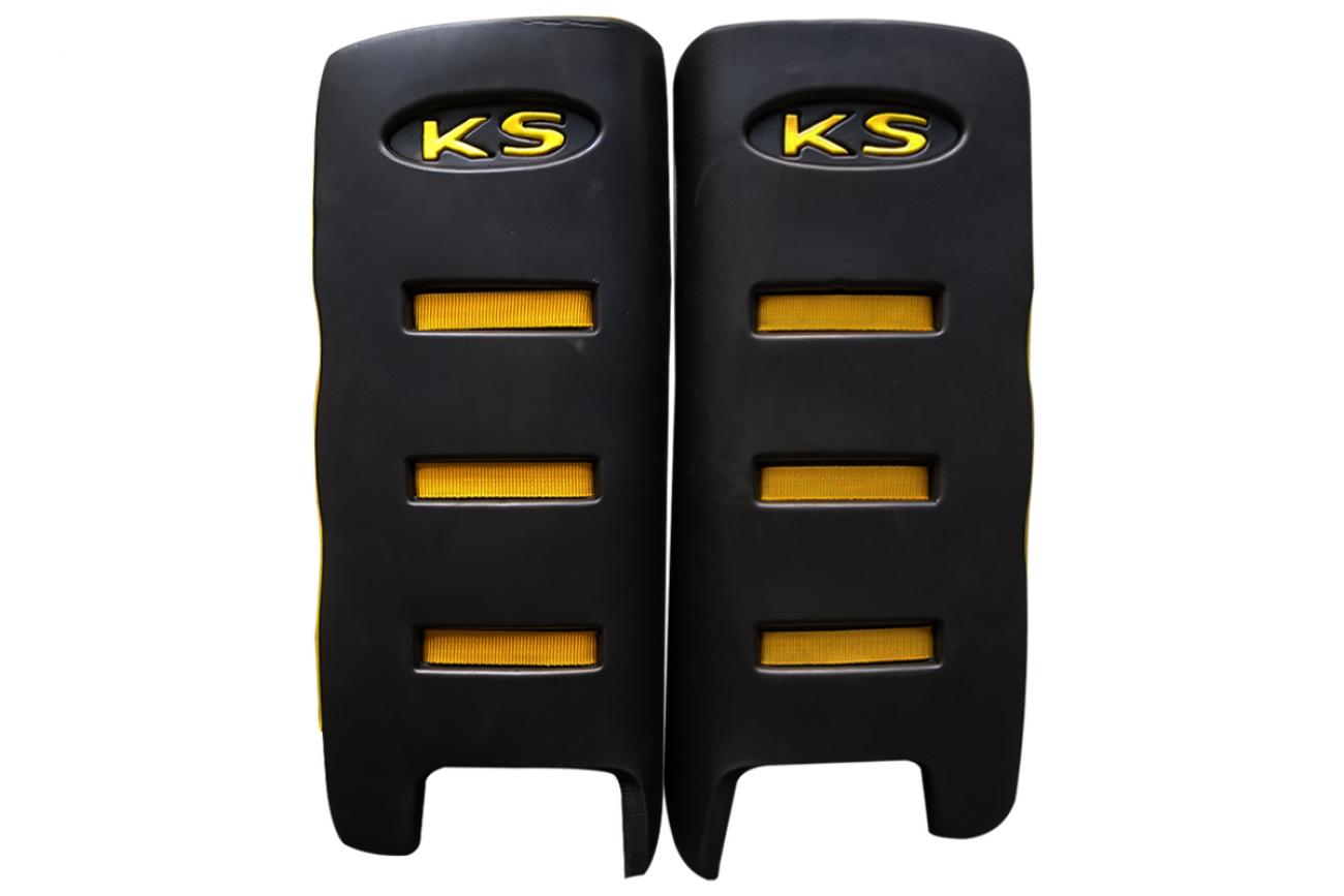 ks essential legguards black|yellow