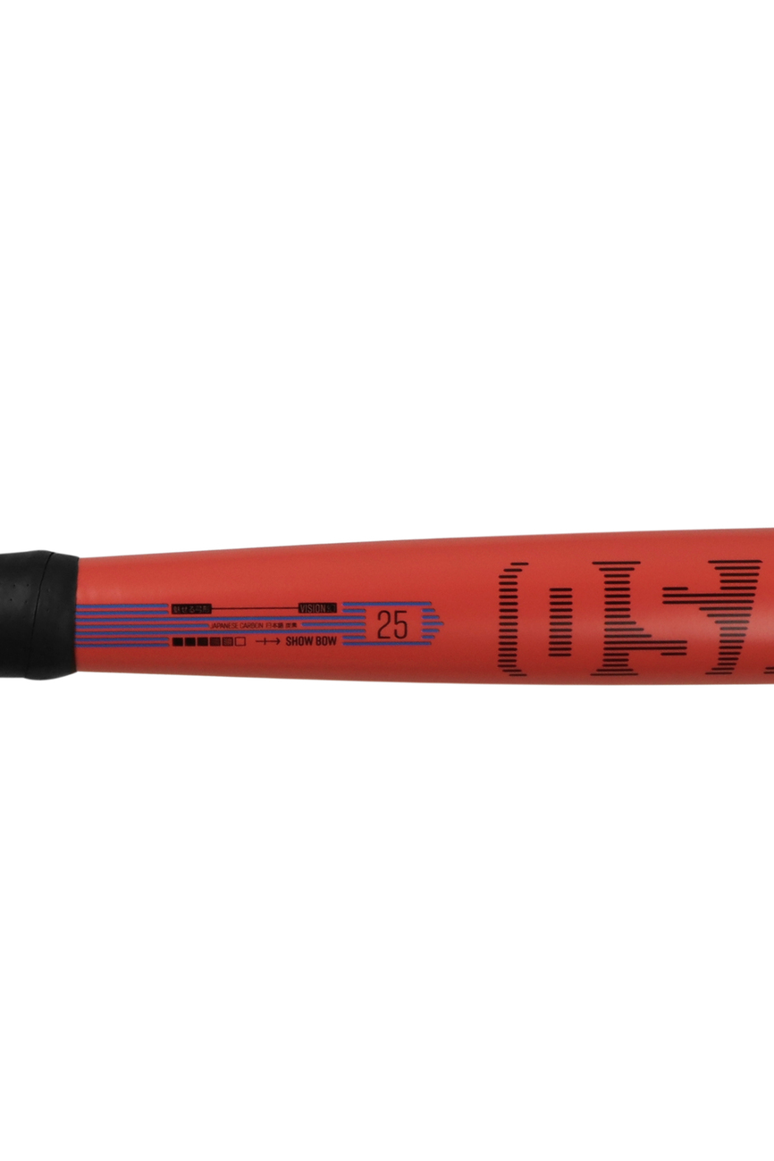 Osaka Field Hockey Stick Vision 25 - Show Bow | Cayenne Red - 36.5" SL