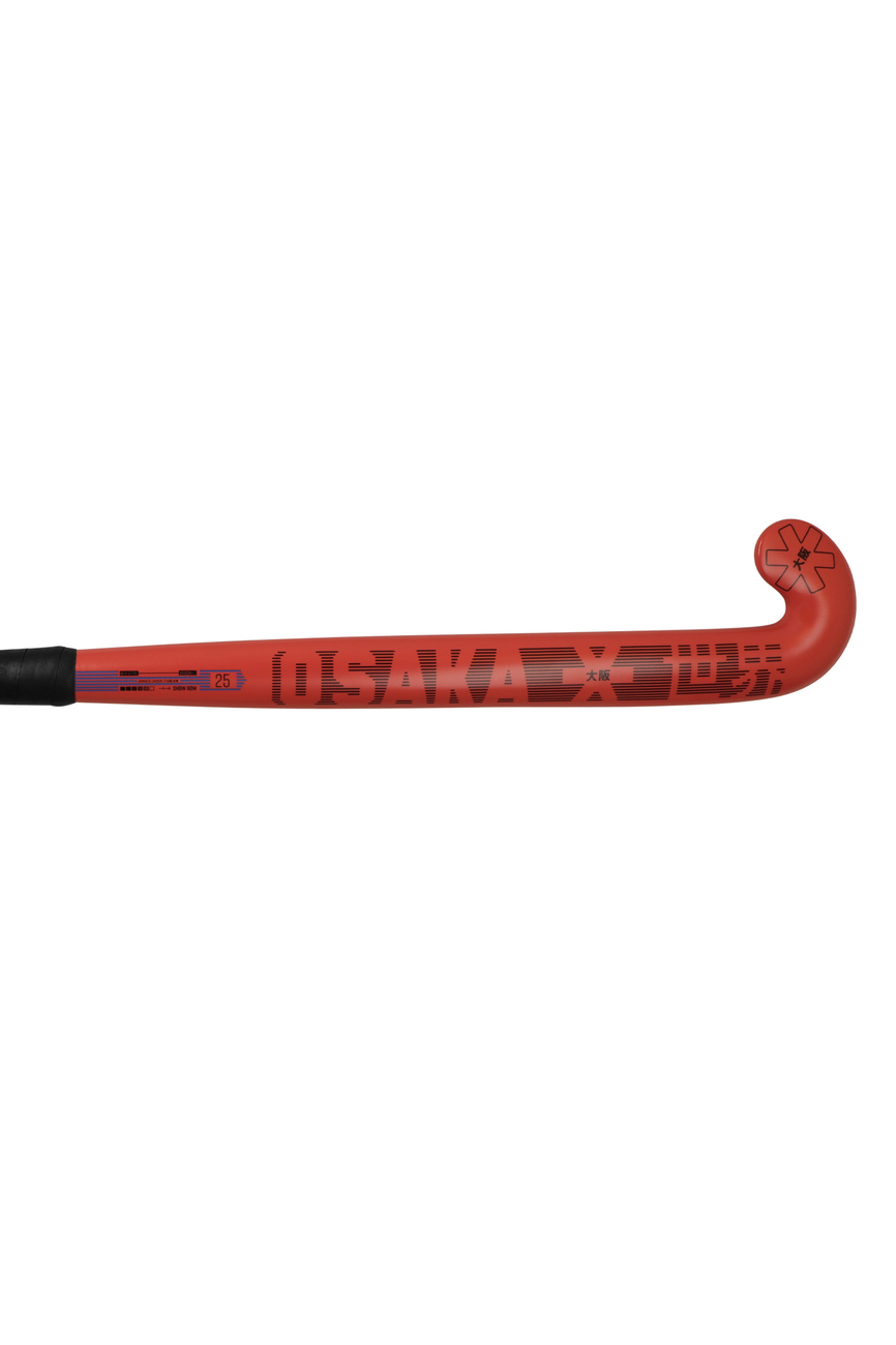 Osaka Field Hockey Stick Vision 25 - Show Bow | Cayenne Red