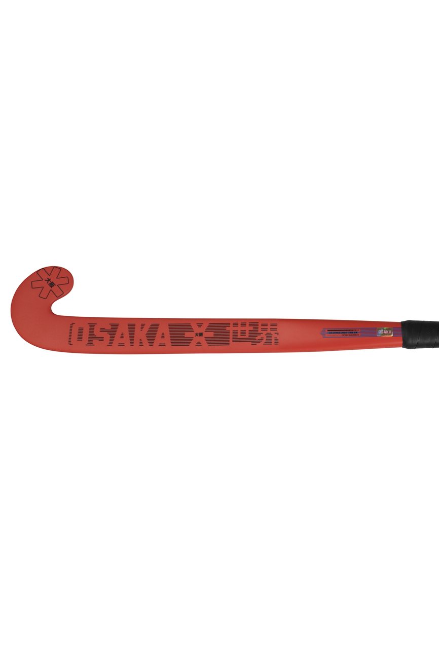 Osaka Field Hockey Stick Vision 25 - Show Bow | Cayenne Red - 36.5" SL