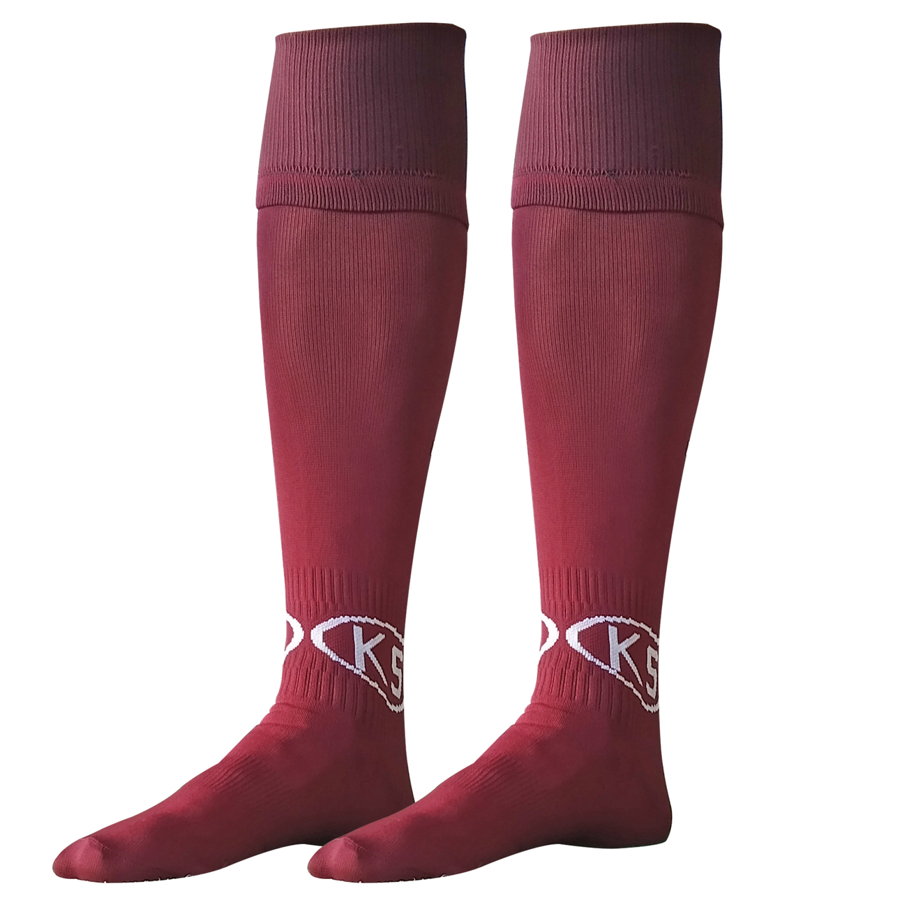 ks training socks bordeaux