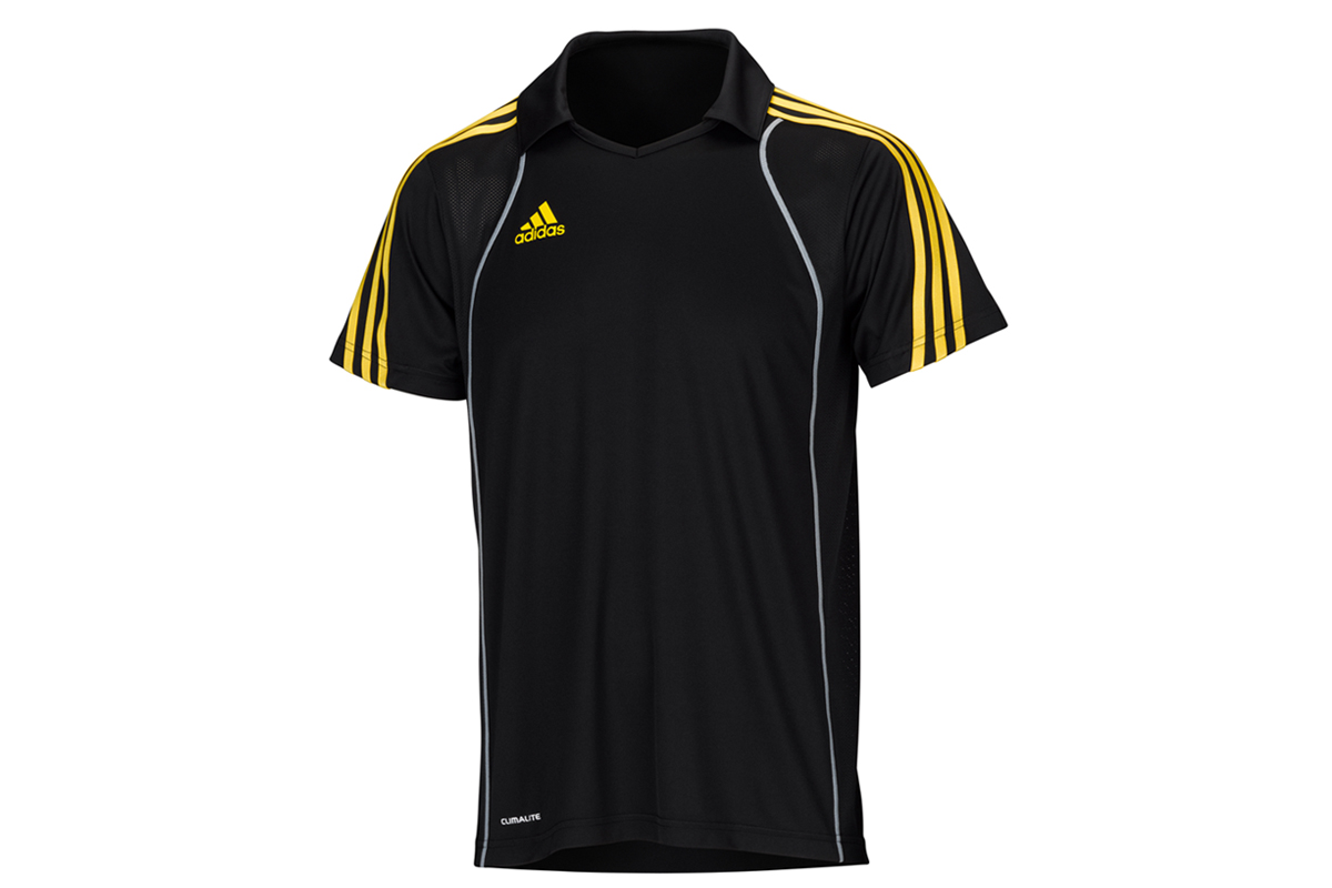 T8 men clima polo black|yellow