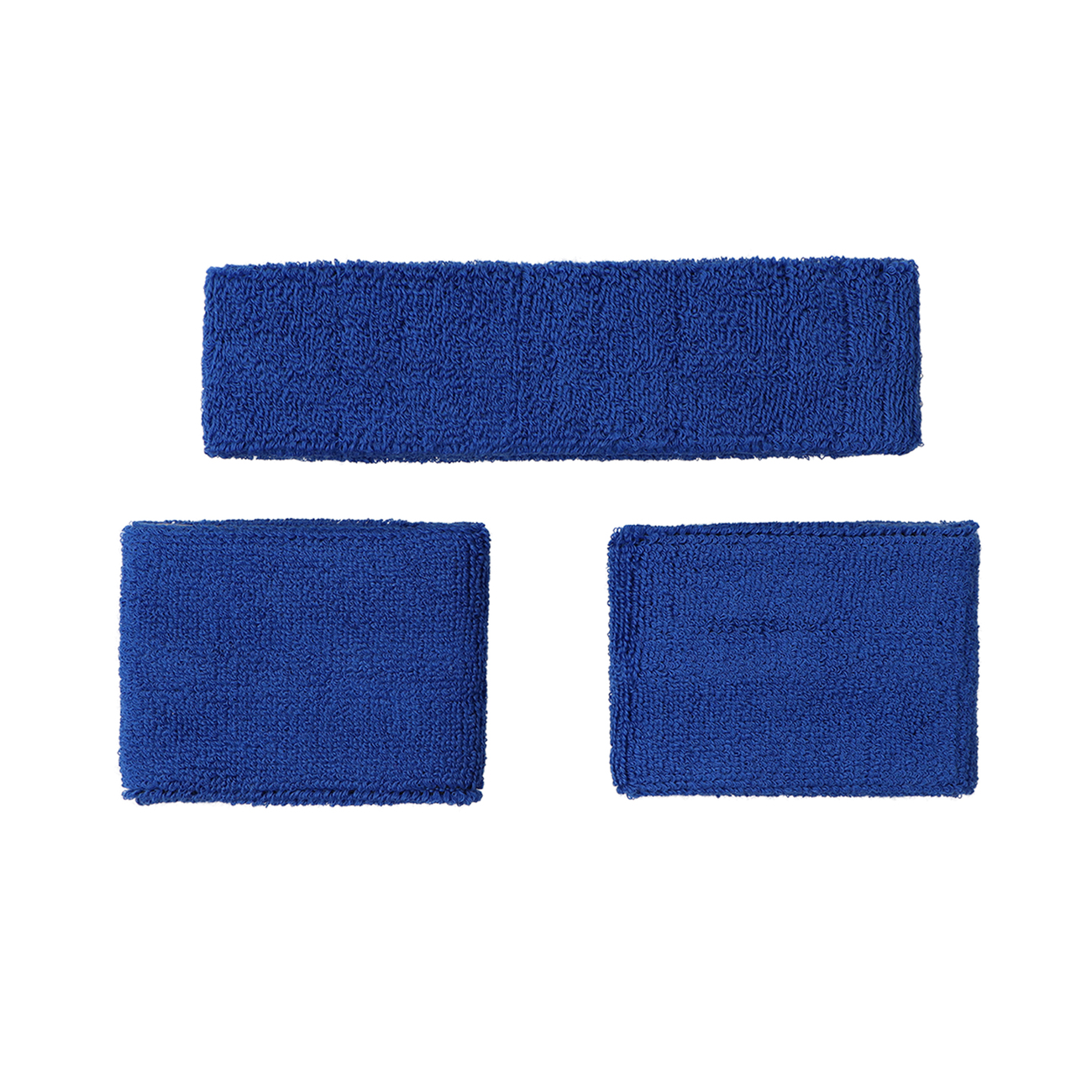 Osaka Sweatband Set | Princess Blue-Cayenne Red