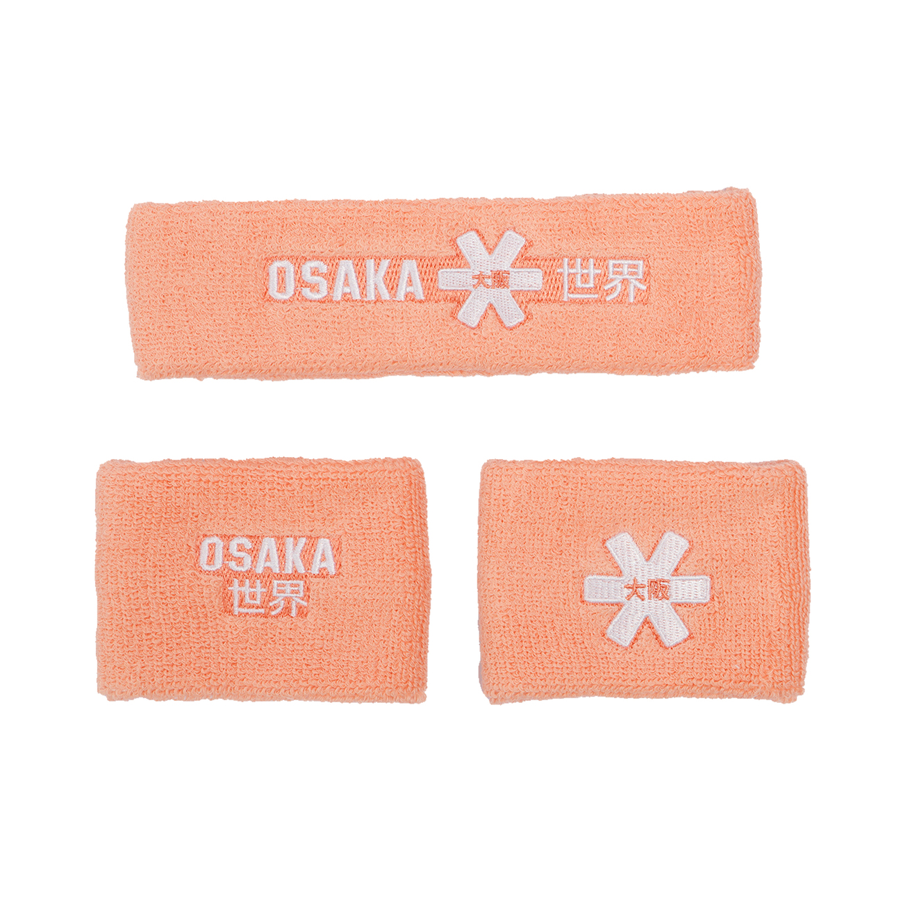 Sweatband set - Peach Pink