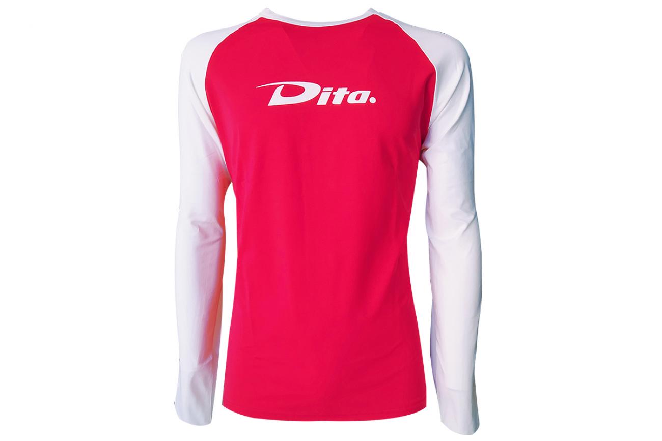 dita promo shirt LS red|white