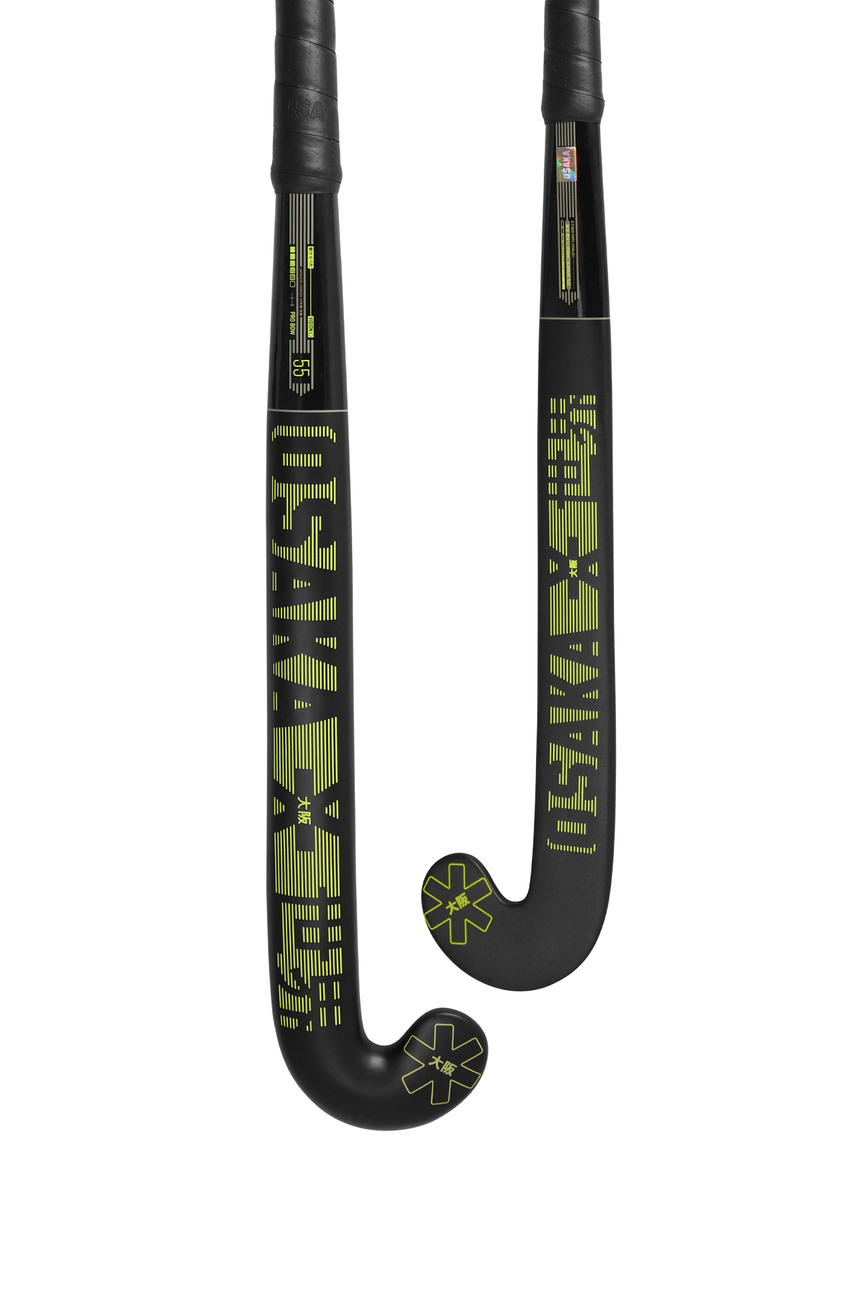 Osaka Field Hockey Stick Vision 55 - Pro Bow | Cyber Lime - 36.5" SL