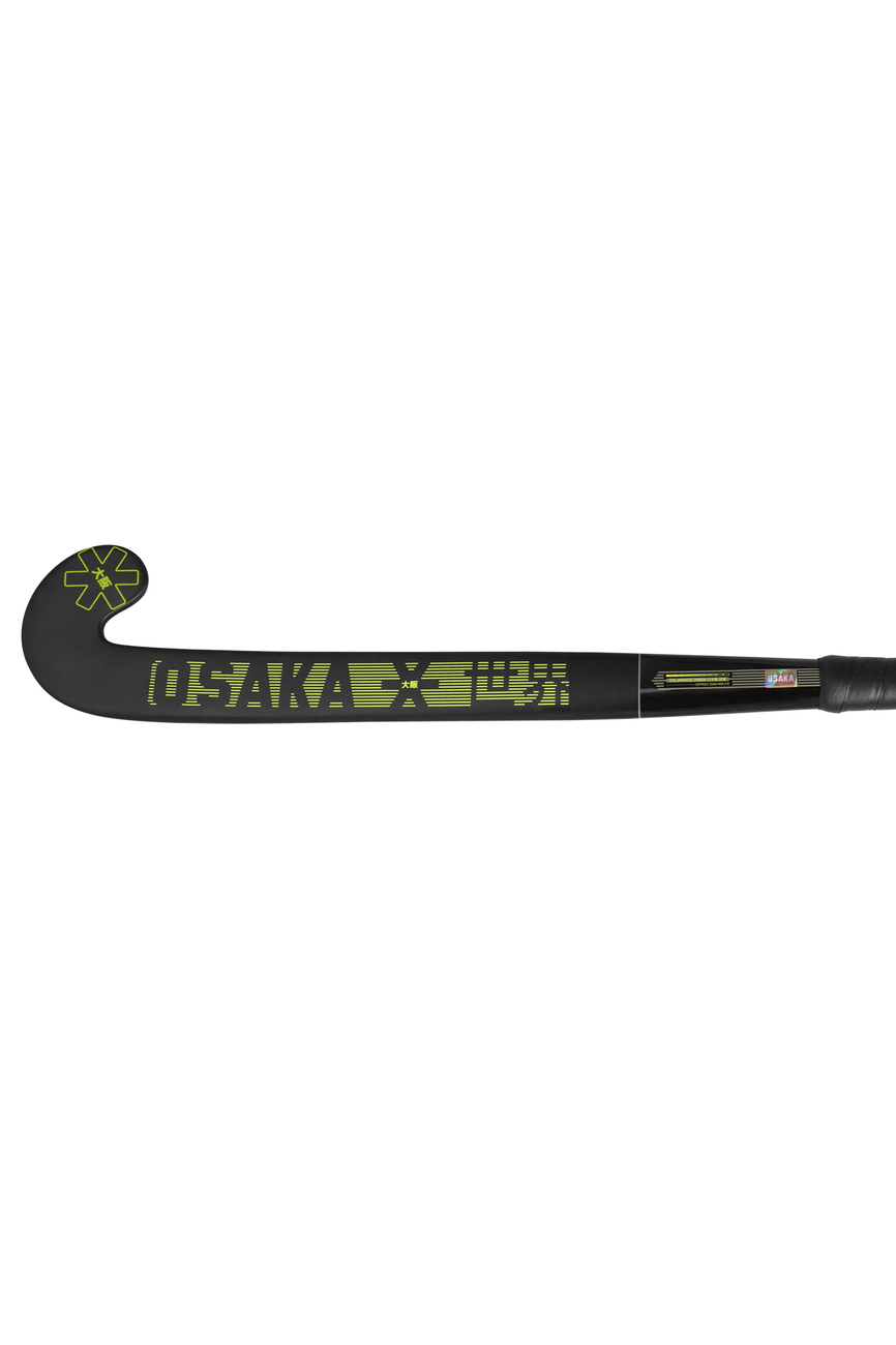 Osaka Field Hockey Stick Vision 55 - Pro Bow | Cyber Lime - 36.5" SL