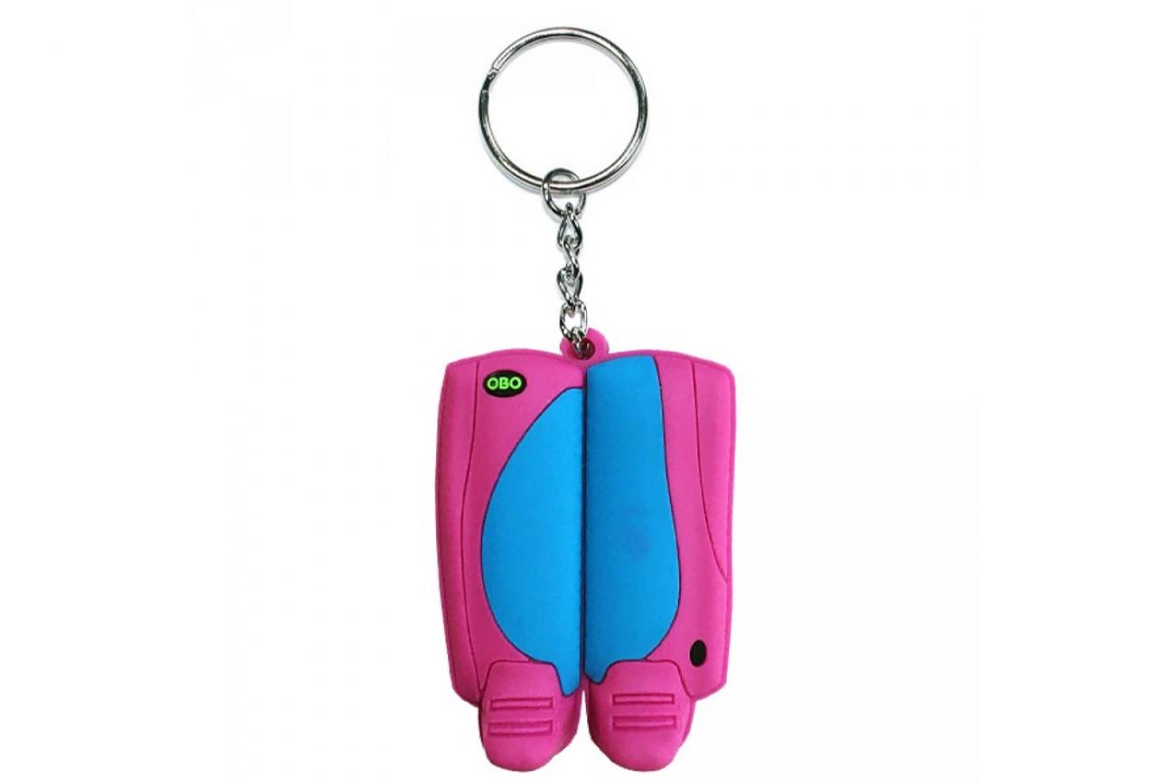 obo robo key ring blu|fucsia