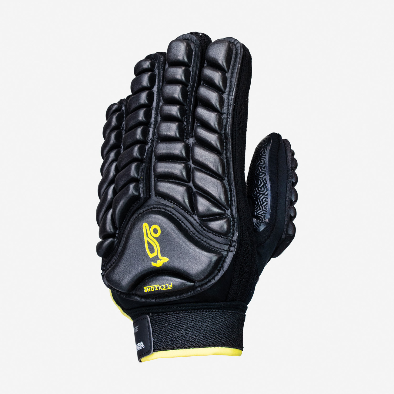 siege hockey glove black/yellow - M