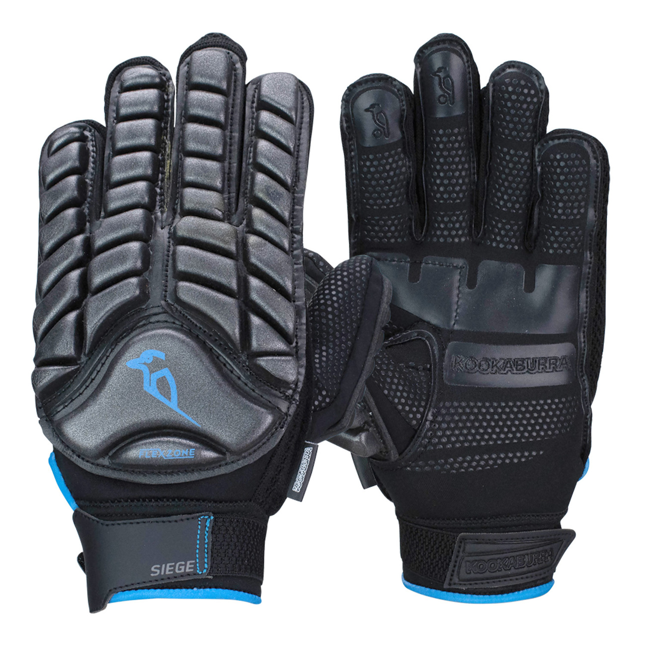 siege hockey glove black/blu