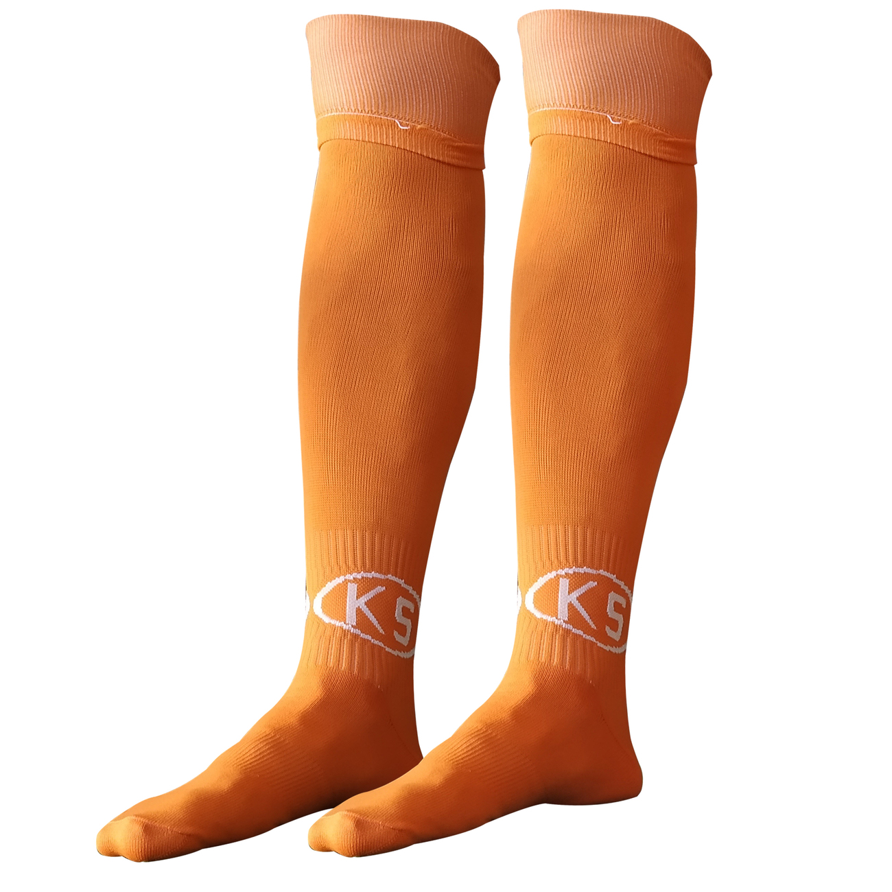 ks training socks orange/white - senior