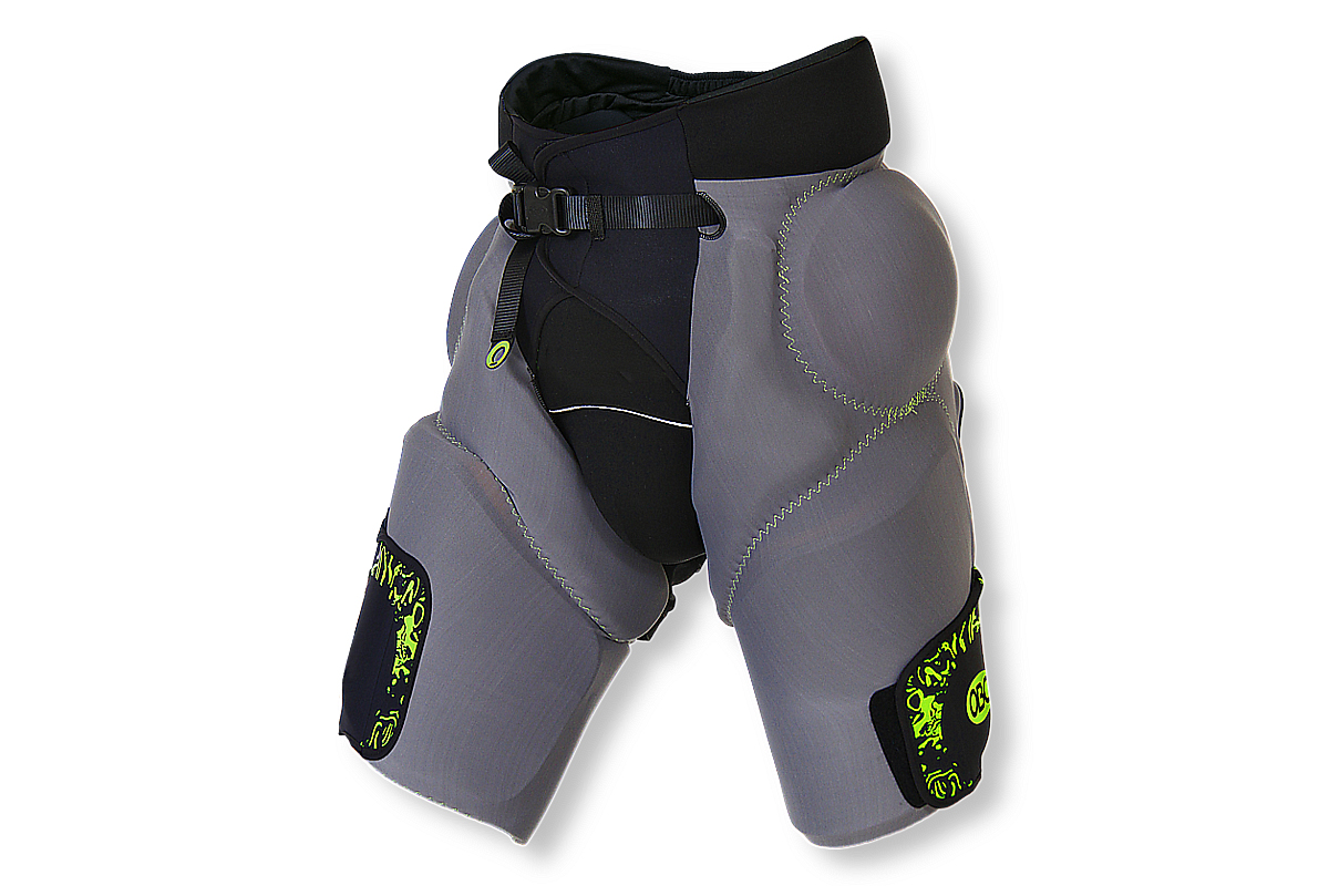 robo hot pant gray|lime