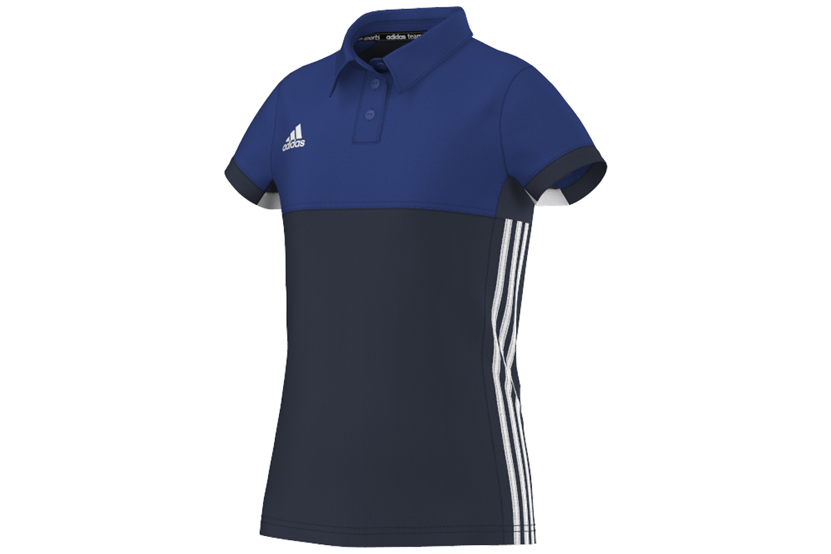 T16 women clima polo navy blu