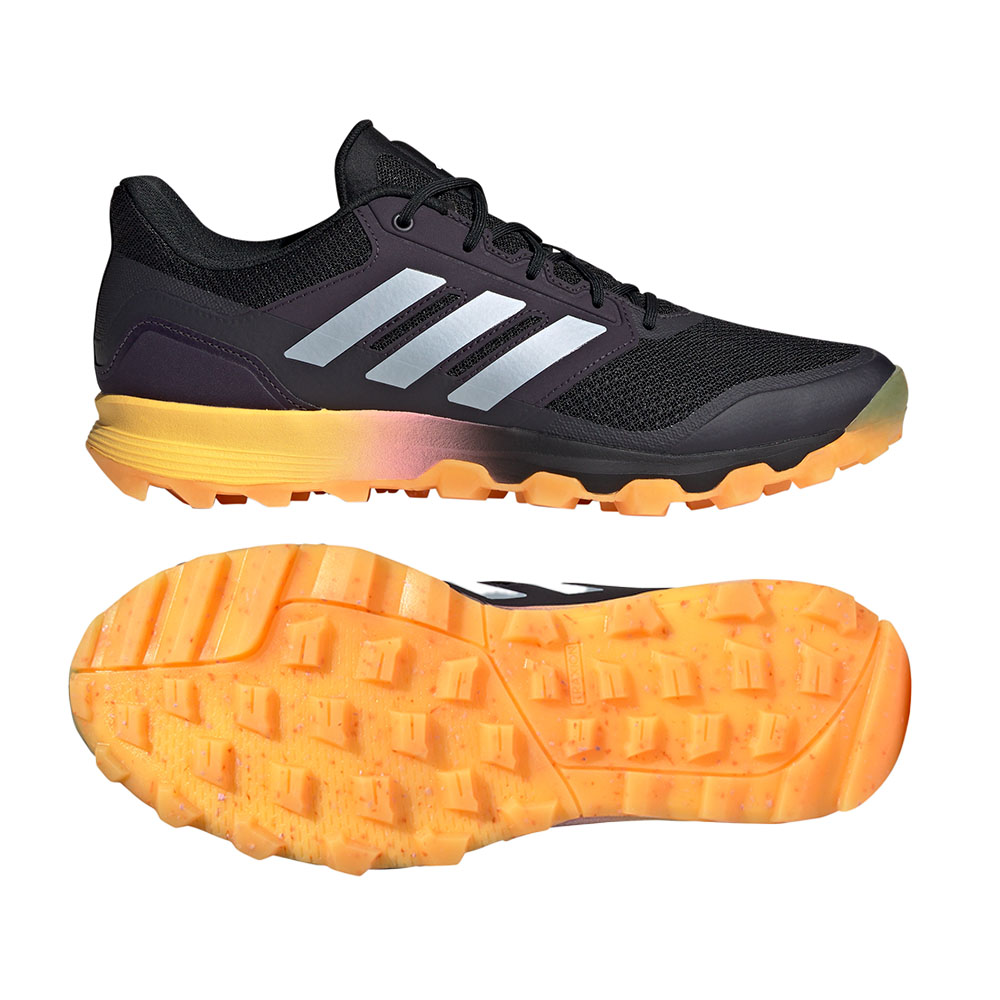 Adidas yellow hockey shoes online