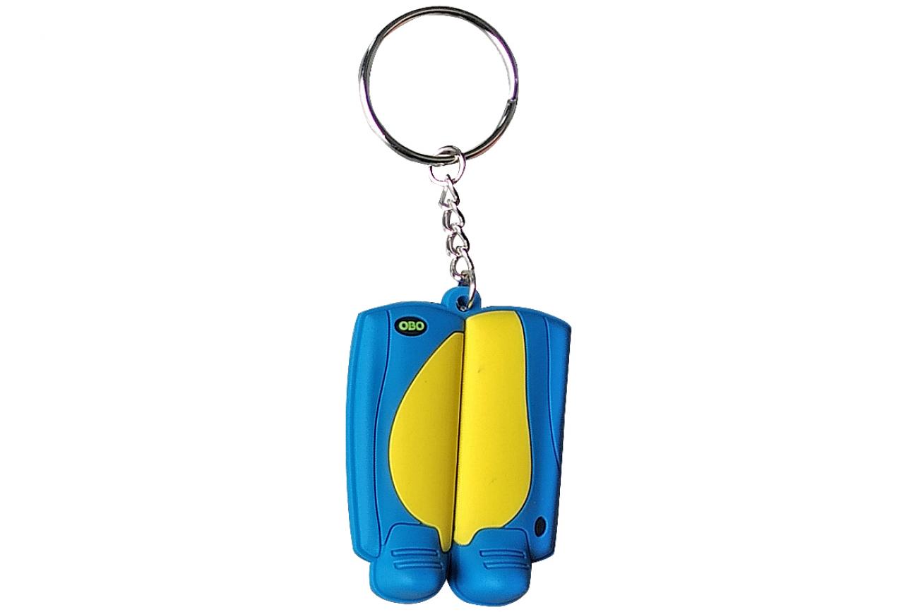 obo robo key ring yellow|blu