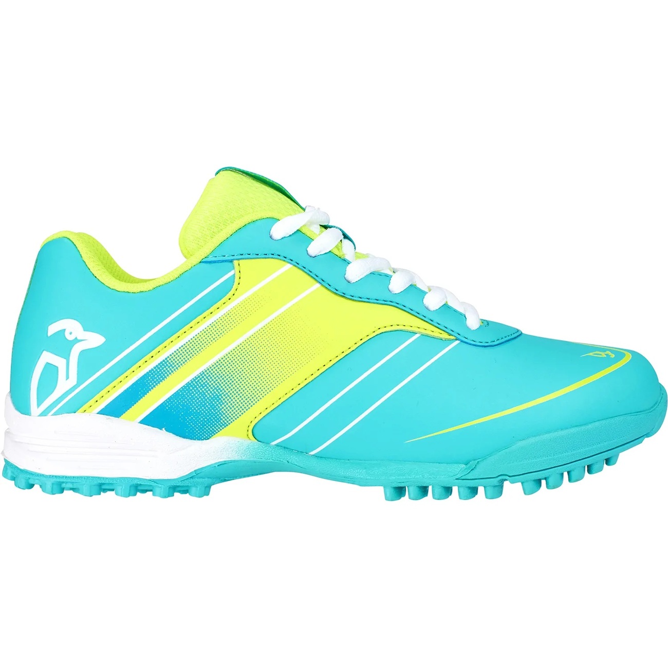 neon mint hockey shoes - uk junior 13 = 32 eu