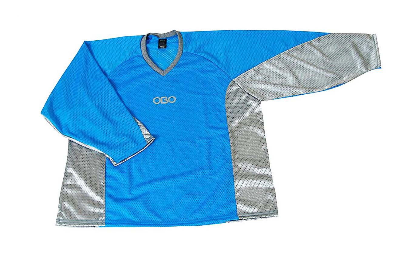 obo gk shirt mesh LS torquise/silver