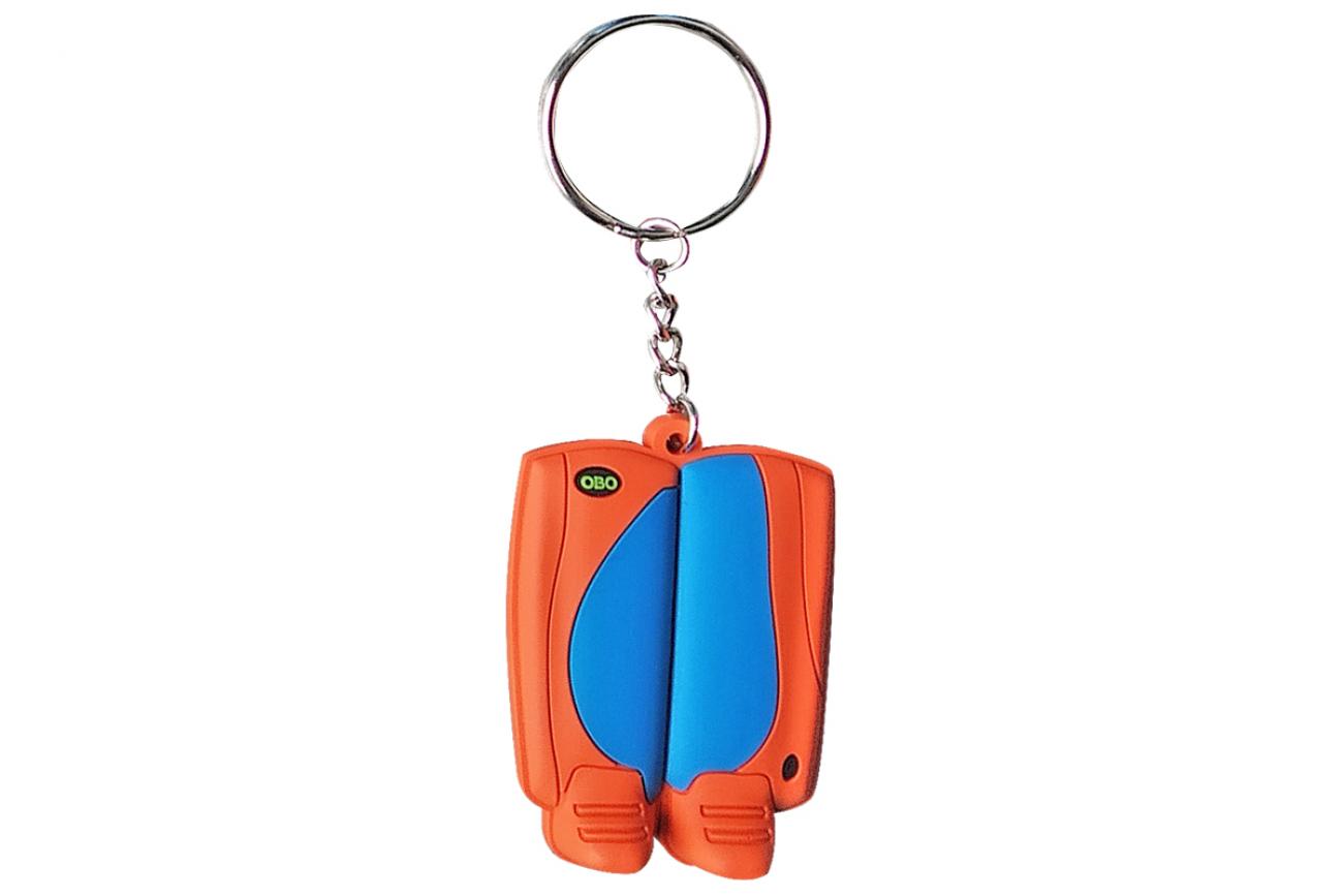 obo robo key ring blu|orange